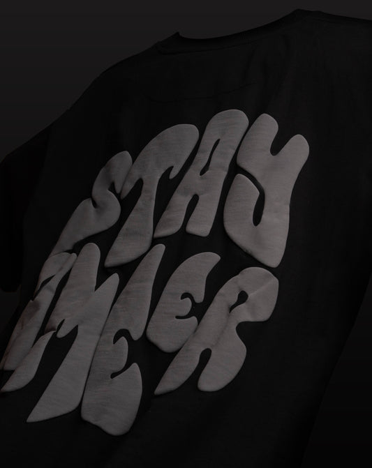 STAY AMEER | BLACK | UNISEX T-SHIRT | (PUFF PRINT)