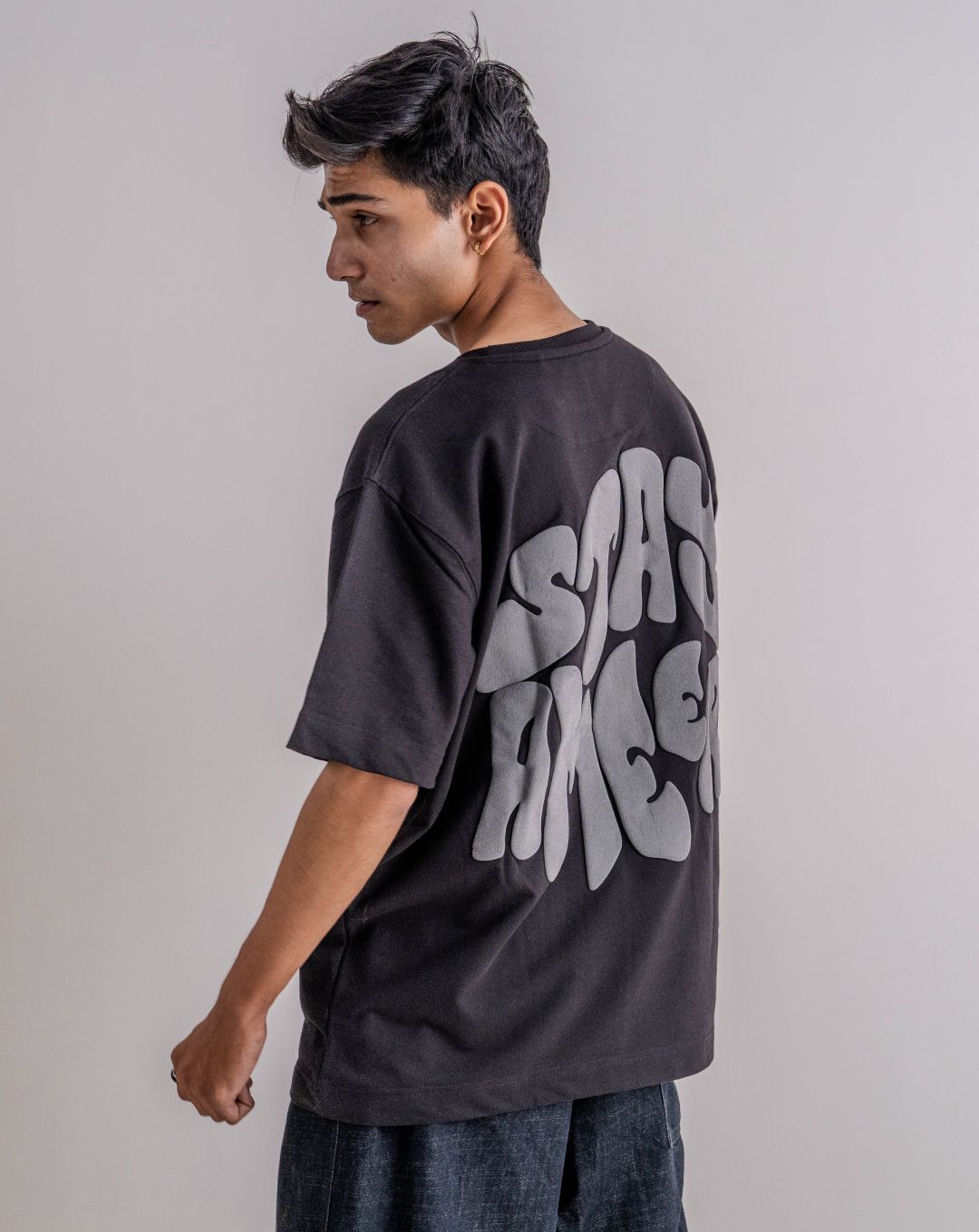 STAY AMEER | BLACK | UNISEX T-SHIRT | (PUFF PRINT)