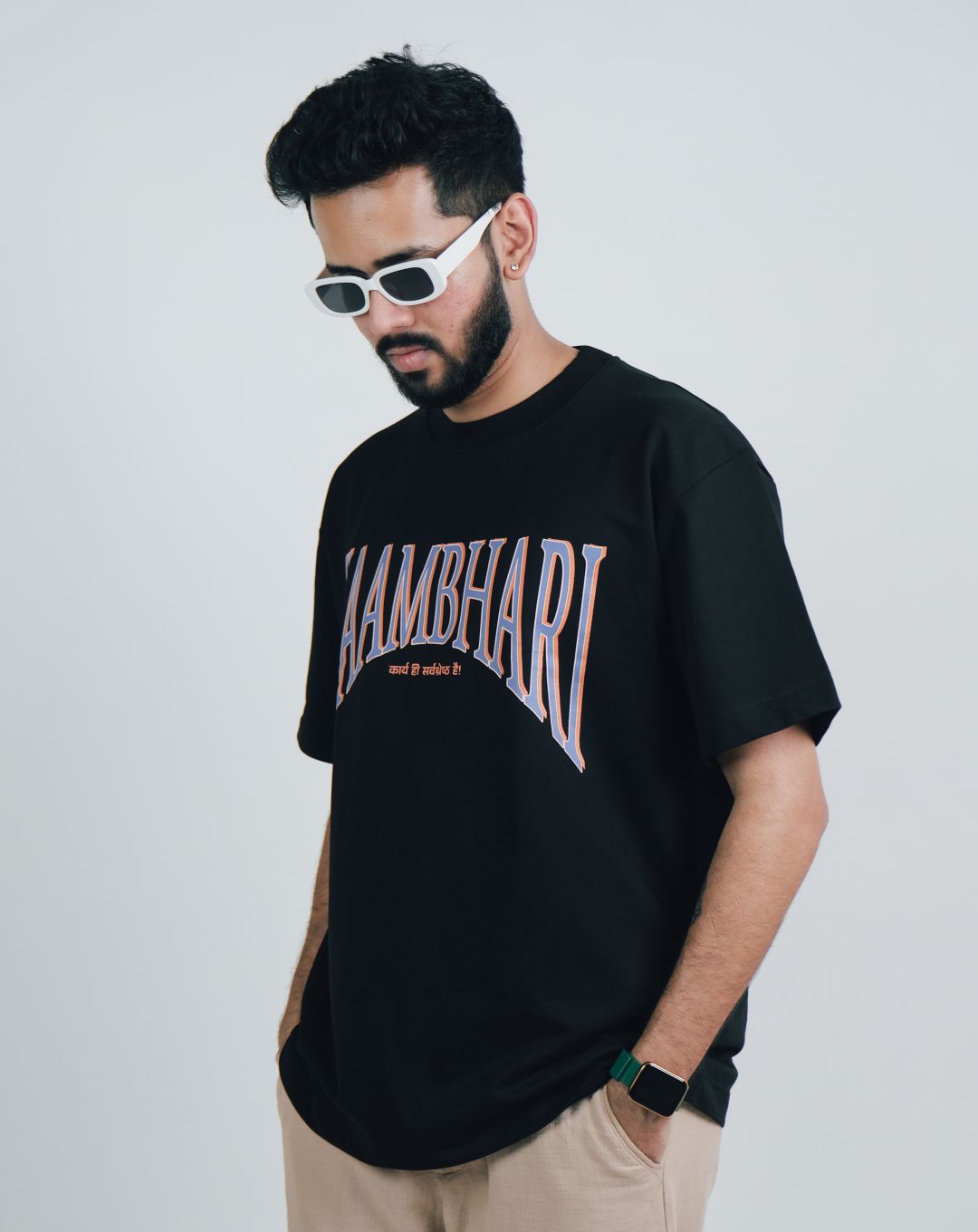 NIGHT MOON | BLACK | OVERSIZE UNISEX TSHIRT