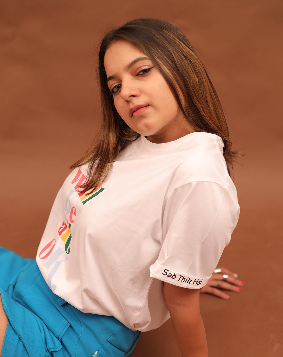 It Will Be All Okay (Unisex Round neck white regular T-shirt)