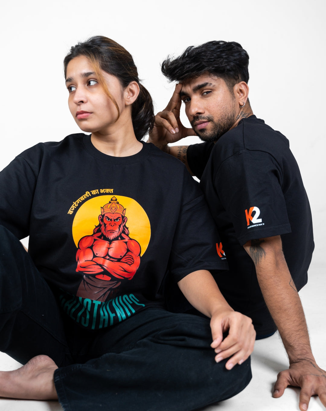 K2 Calisthenics | Original Merch | Over Sized T-Shirt | Black