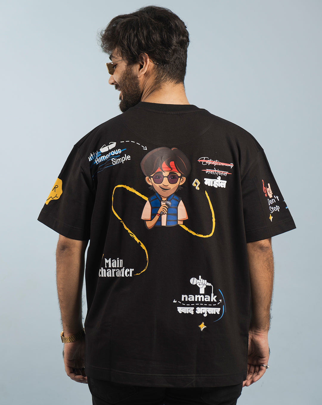 Let's Radiate Smile | Over Sized T-Shirt | Smile Radiator