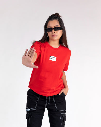 Music Pe Vibe Karo | Red | REGULAR UNISEX T-SHIRT