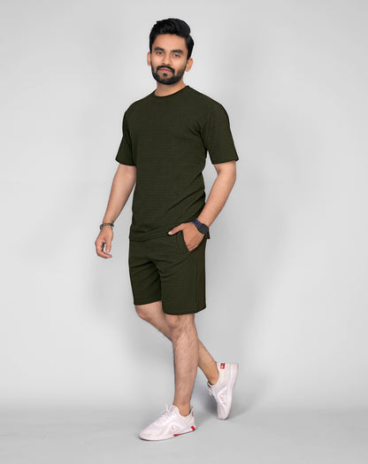 Waffle Co-Ord  T-Shirt & Shorts
