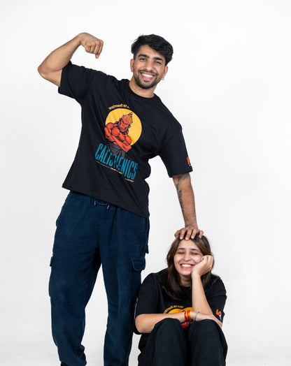K2 Calisthenics | Original Merch | Over Sized T-Shirt | Black
