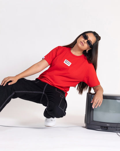 Music Pe Vibe Karo | Red | REGULAR UNISEX T-SHIRT