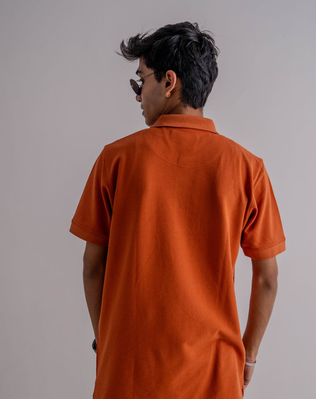 Heart | Polo T Shirt | Oversize | Orange