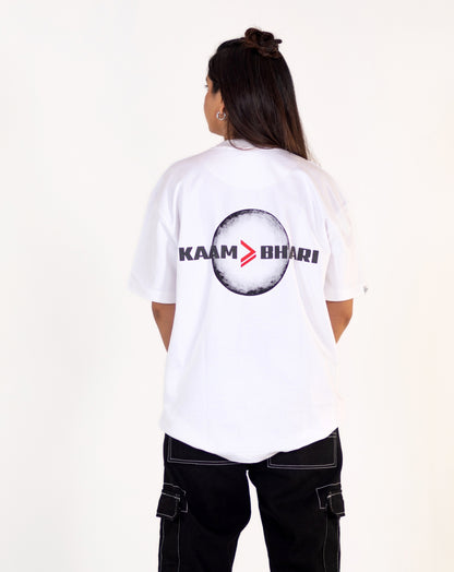 MONA LISA | WHITE | OVERSIZED UNISEX T-SHIRT