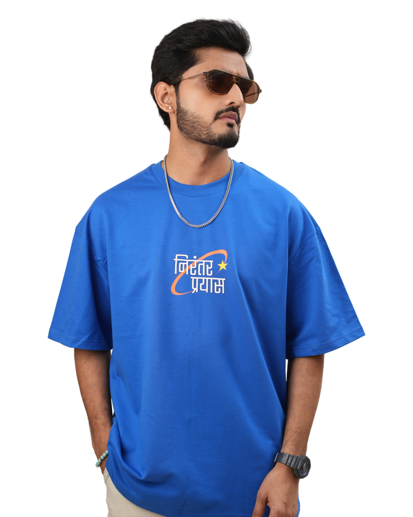 Nirantar Prayaas | Oversize | Blue