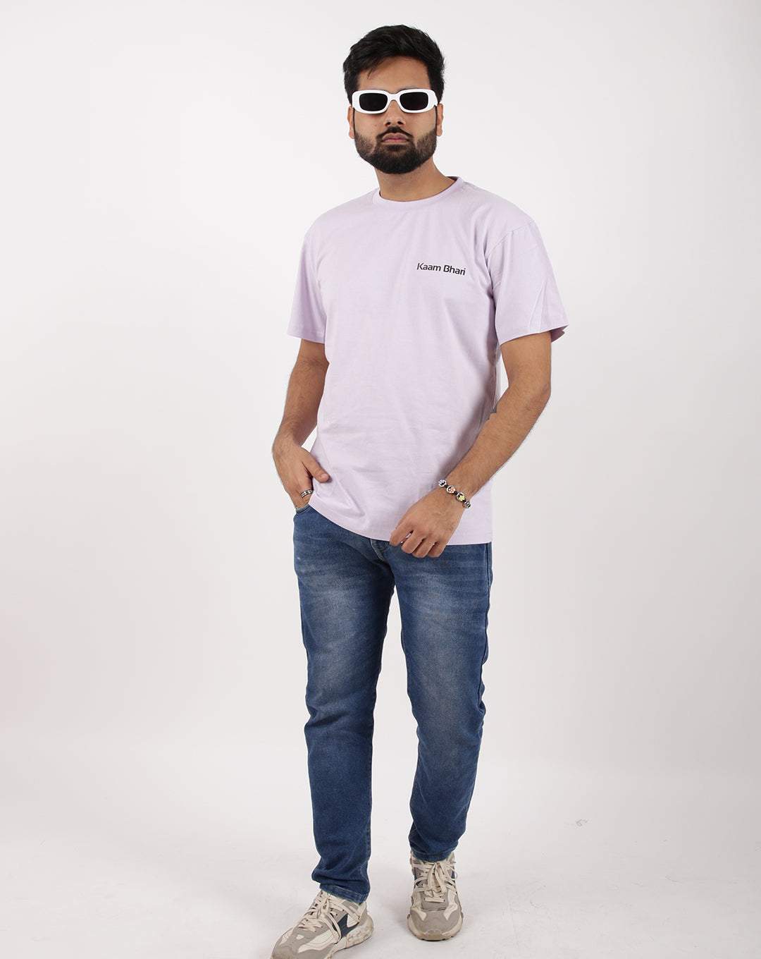 SOLID LAVENDER OVERSIZE TSHIRT