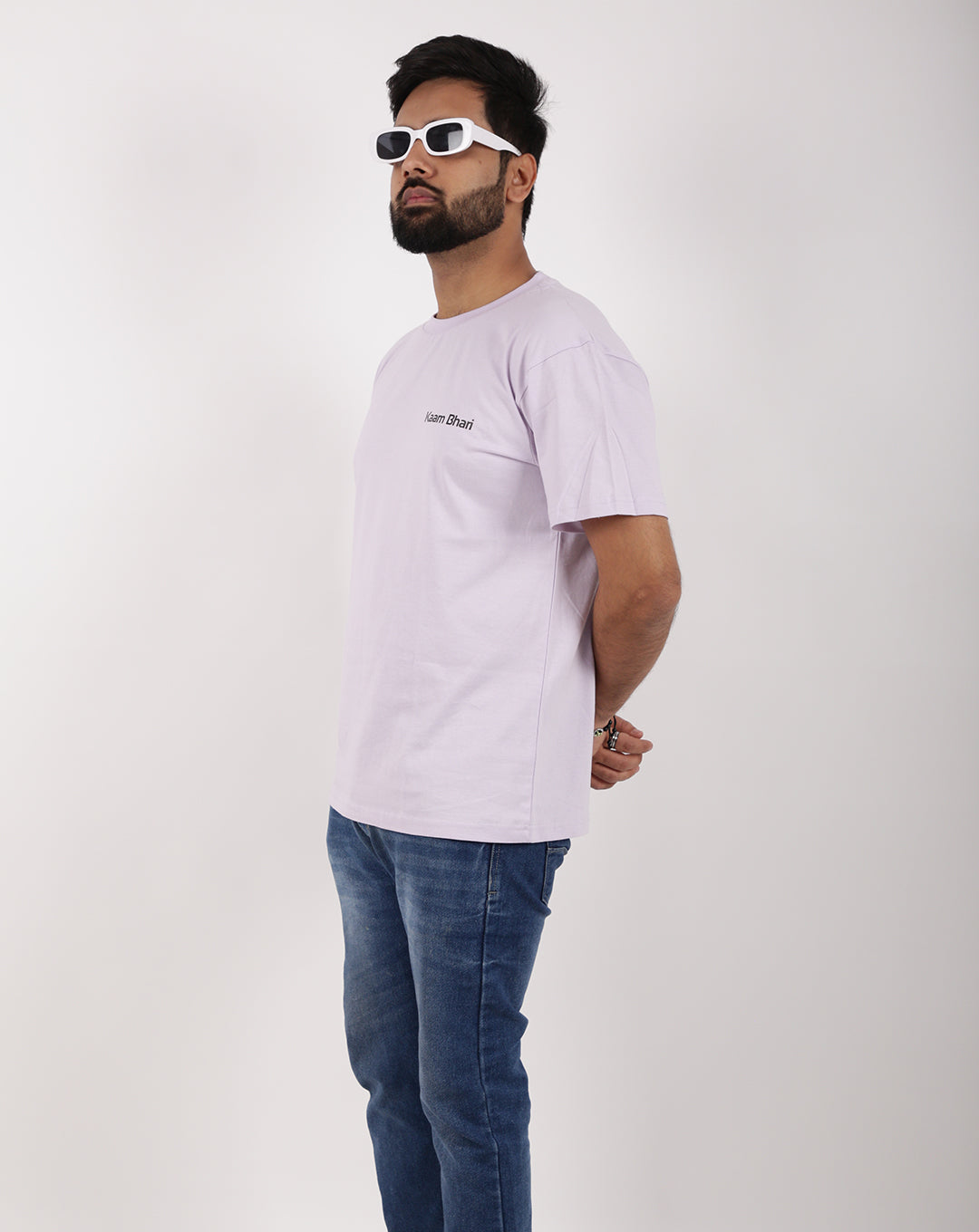 SOLID LAVENDER OVERSIZE TSHIRT
