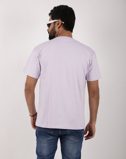 SOLID LAVENDER OVERSIZE TSHIRT