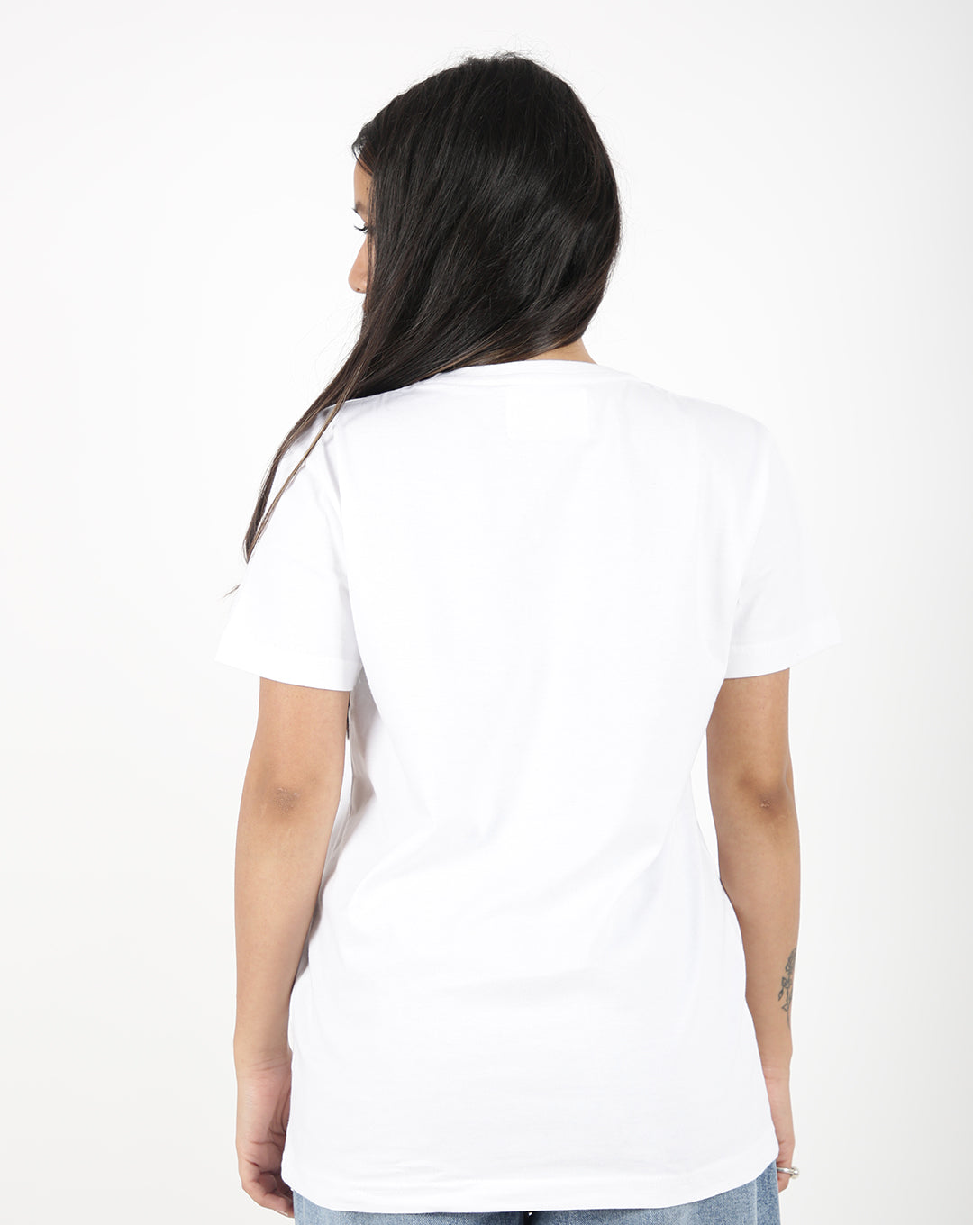 AWW (Unisex Round neck WHITE regular T-shirt)