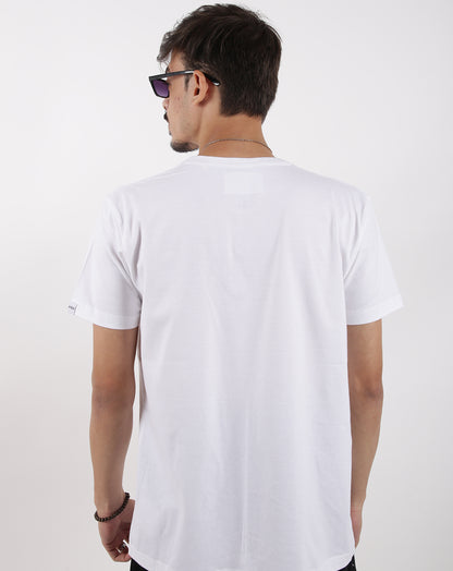 SOLID WHITE REGULAR FIT T-SHIRT